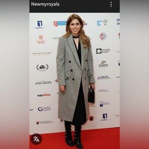 Burberry ‘Trentwood’ Double Breasted Coat ASO Princess Beatrice